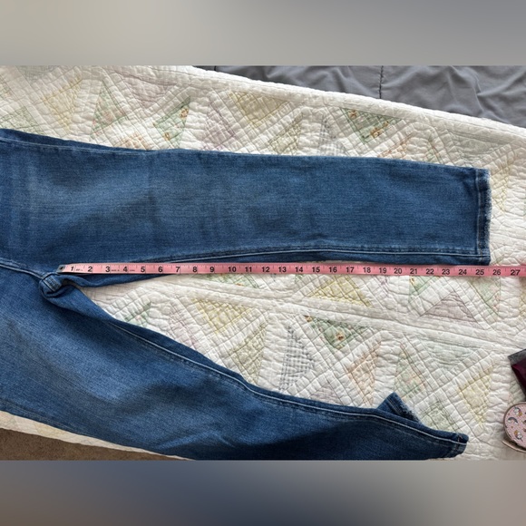 VERVET BY FLYING MONKEY Distressed Blue Ankle Jeans - Picture 9 of 10